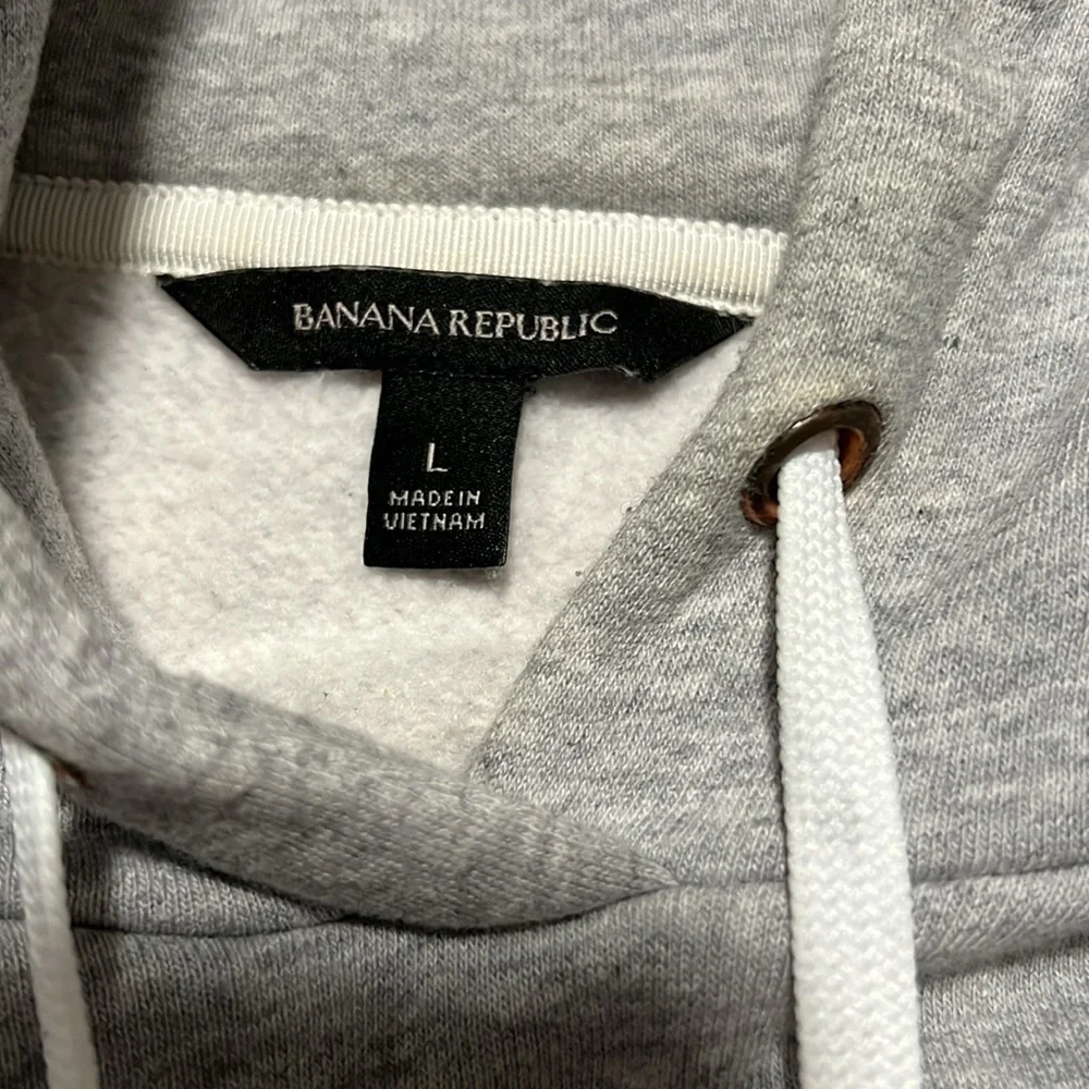 Banana Republic hoodie in grey sz L - Picture 3 of 4